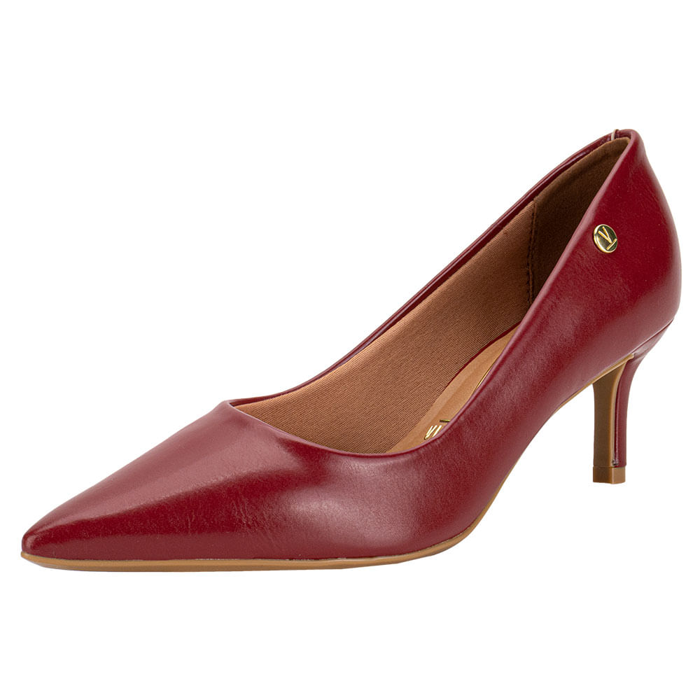 Scarpin Feminino Salto Fino Vizzano 1456100 VERMELHO cloviscalcados