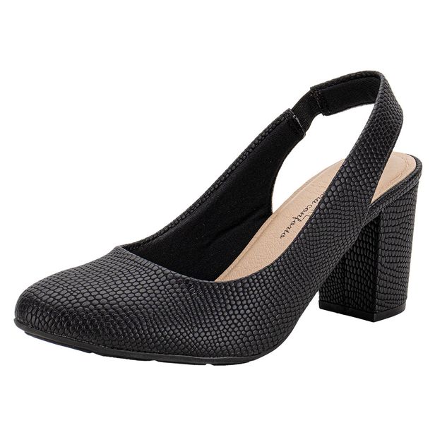 Sapato Feminino Salto Grosso Modare 7377120 PRETO 34