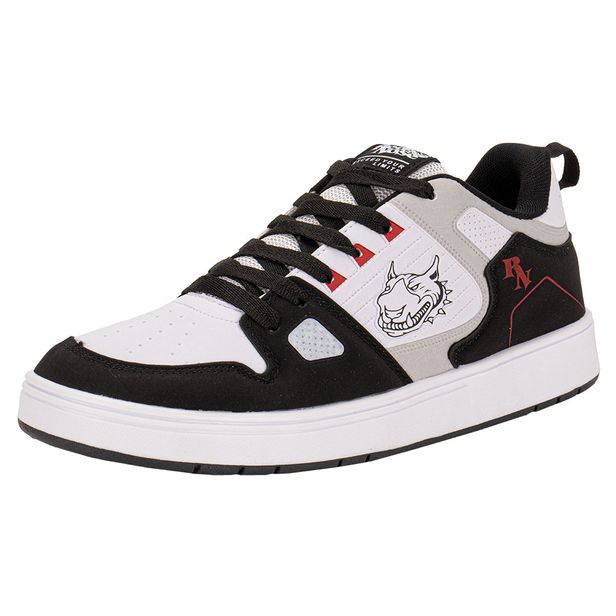 Tênis Masculino Prescott Red Nose RNVM303 PRETO/BRANCO 39