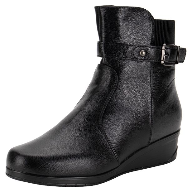 Bota Feminina Cano Baixo Mooncity 71109 PRETO 34
