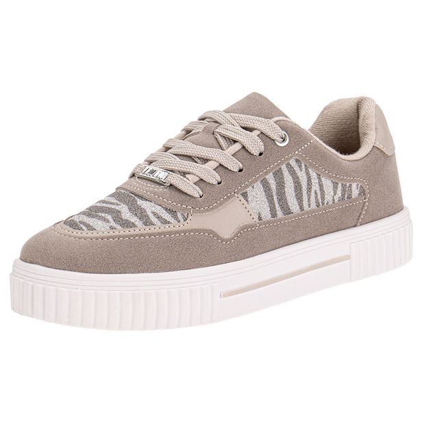 Tênis Feminino Casual Vizzano 1307216 CINZA 34
