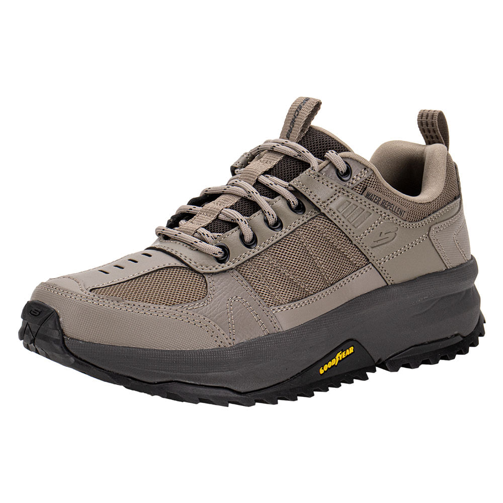 Tênis Masculino Bionic Trail Mandeville Skechers 237105 CINZA