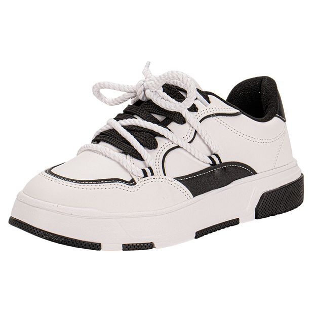 Tênis Feminino Casual Vizzano 1455103 BRANCO/PRETO 34