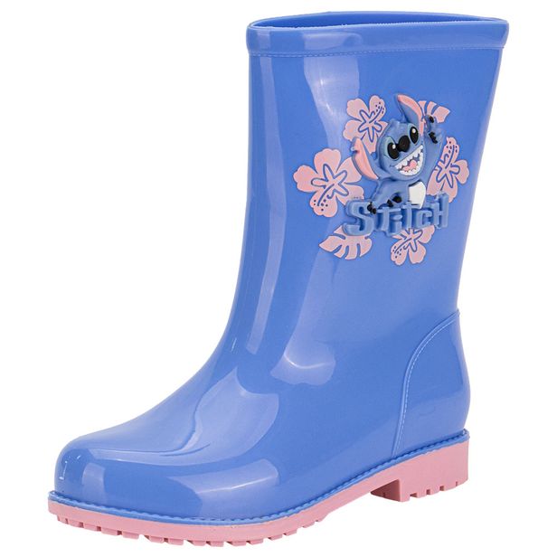 Galocha Infantil Feminina Stitch Colorful Grendene Kids 23325 AZUL/ROSA 28