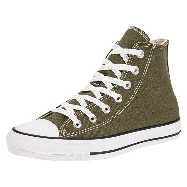 Tênis Chuck Taylor All Star Seasonal Colors Cano Alto Converse CT0419 OLIVA 33
