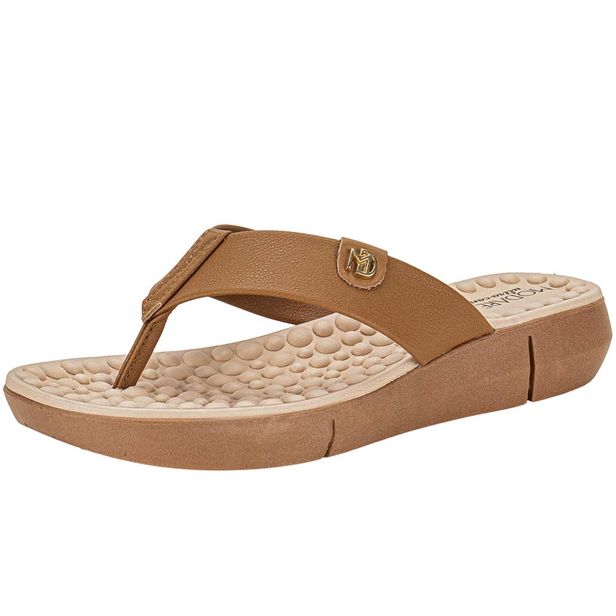 Sandália Feminina Salto Baixo Modare - 7142106 CARAMELO 34