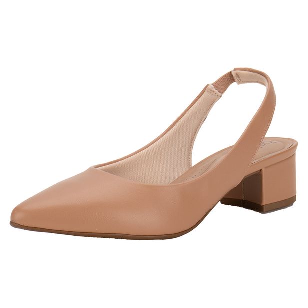 Sapato Feminino Salto Grosso Beira Rio 4182220 SALMÃO 01 34