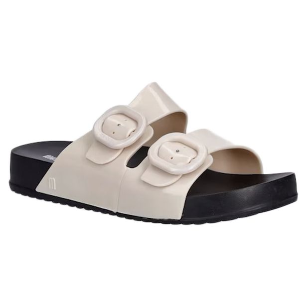 Melissa Cozy Slide 33913 PRETO/BEGE 33/34