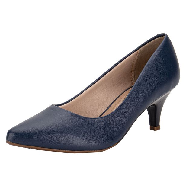 Scarpin Feminino Salto Fino Beira Rio 40761350 MARINHO 34