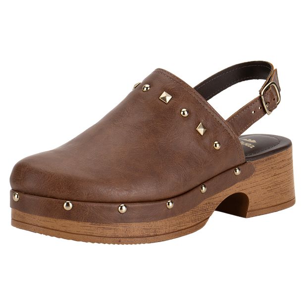 Sapato Feminino Salto grosso Dakota D0102 CAFÉ 35