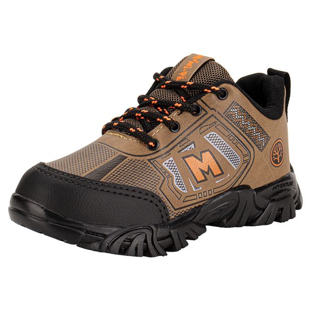 Tênis Infantil Masculino Minipé MP25049 CAFÉ/PRETO 27