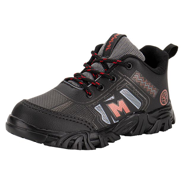 Tênis Infantil Masculino Minipé MP25049 PRETO/VERMELHO 27