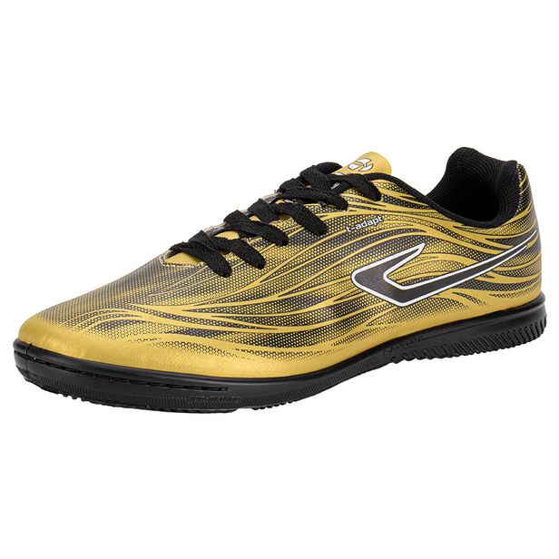Chuteira Futsal Slick V Topper TP0492 OURO 38