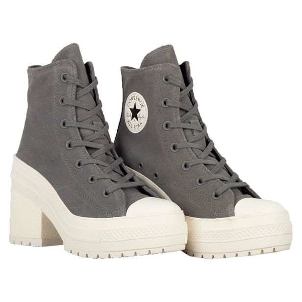 Tênis Chuck 70 De Luxe Heel Platform Hi Sharkskin Converse A12327C CINZA 34