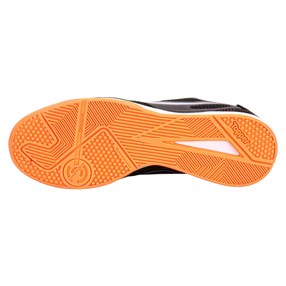 Chuteira Futsal Letra IV Topper TP0498 PRETO | Clovis Calçados