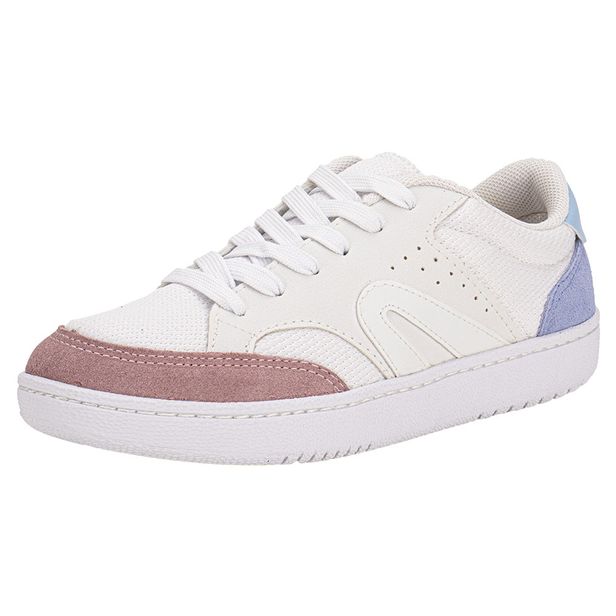 Tênis Casual Castle II Rainha RA0330 BRANCO/ROSA 36