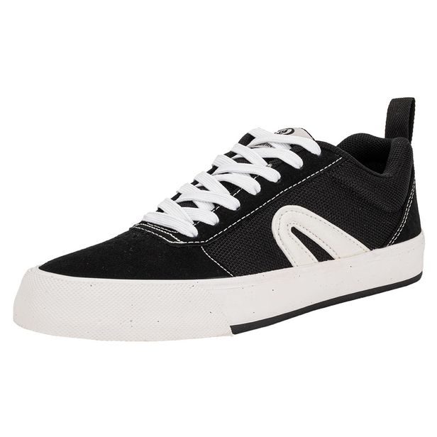 Tênis Masculino Casual Lord Rainha RA0380 PRETO/BRANCO 38