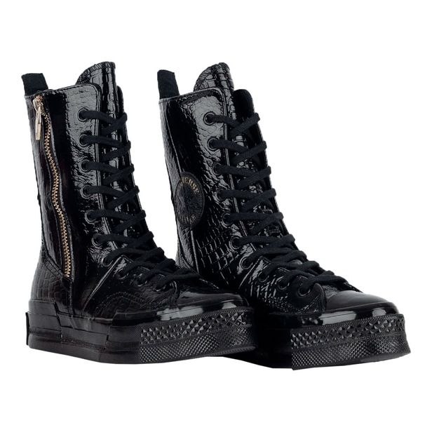 Tênis Chuck 70 Plus Xhi X-Hi Converse A09381C PRETO/CROCO 34