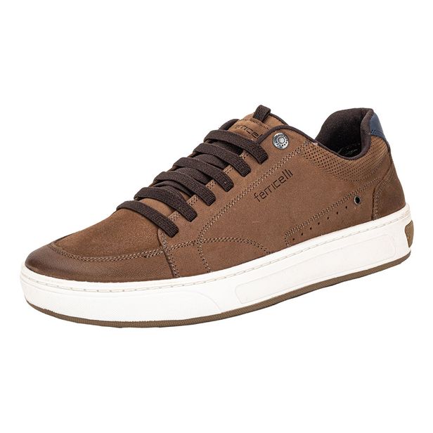 Sapatênis Masculino Ferricelli HRT61000 CHOCOLATE 39