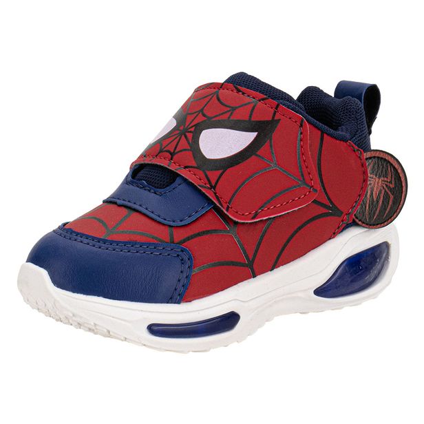 Tênis Infantil Masculino Led Minipé 2516V AZUL/VERMELHO 24