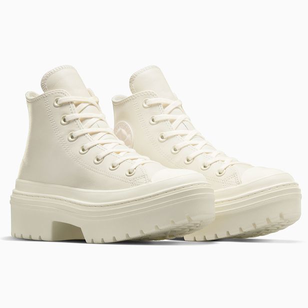 Tênis Chuck Taylor All Star Lugged Heel Leather Platform Converse A10369C MARFIM 33