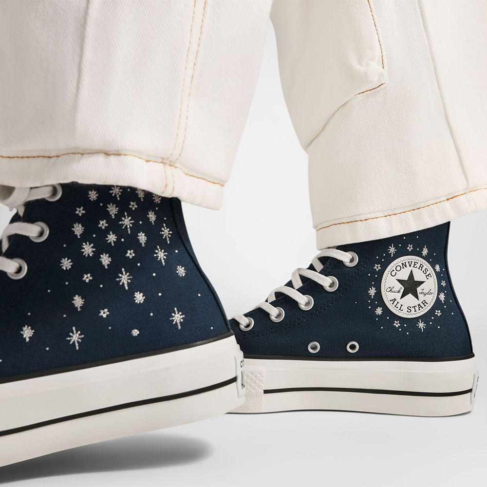 Tênis Chuck Taylor All Star Lift Platform Cosmic Converse A12826C MARINHO 34