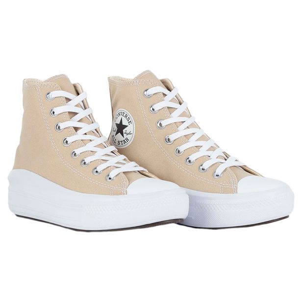 Tênis Chuck Taylor All Star Move Hi Seasonal Converse CT1781 BEGE/BRANCO 33