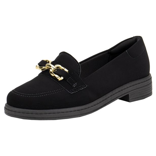 Mocassim Feminino Beira Rio 4312110 PRETO/NOBUCK 34
