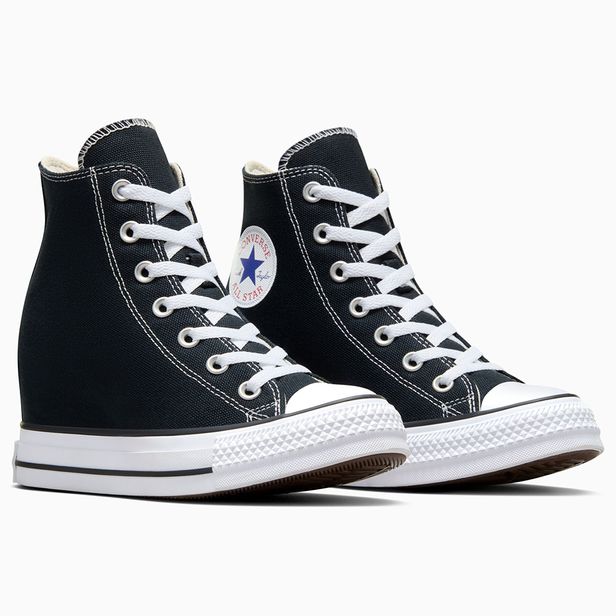 Tênis Chuck Taylor All Star Wedge Platform Converse A11909C PRETO/BRANCO 35