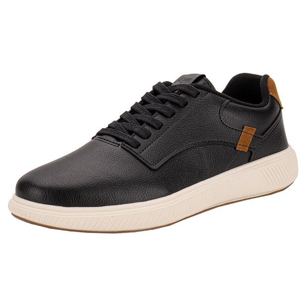 Sapatênis Masculino Casual BRsport 2276213 PRETO/CAFÉ 37