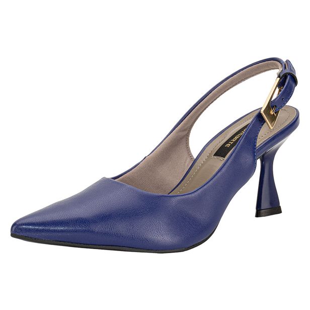 Sapato Feminino Salto Taça Via Marte 145012 AZUL 34