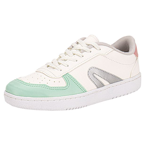 Tênis Casual Liberty Rainha RA0244 BRANCO/VERDE 34