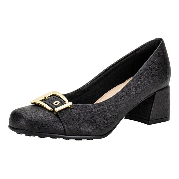 Sapato Feminino Salto Grosso Modare 7373117 PRETO 34