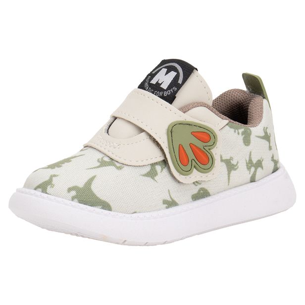 Tênis Infantil Masculino Baby Molekinho 2635106 BEGE/VERDE 20