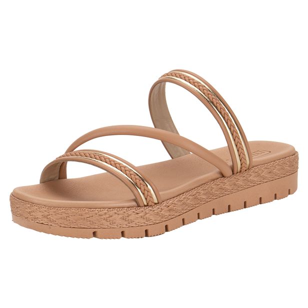 Tamanco Feminino Flat Moleca 5539105 SALMÃO 34