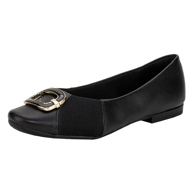 Sapatilha Feminina Flat Usaflex MM0104 PRETO 34