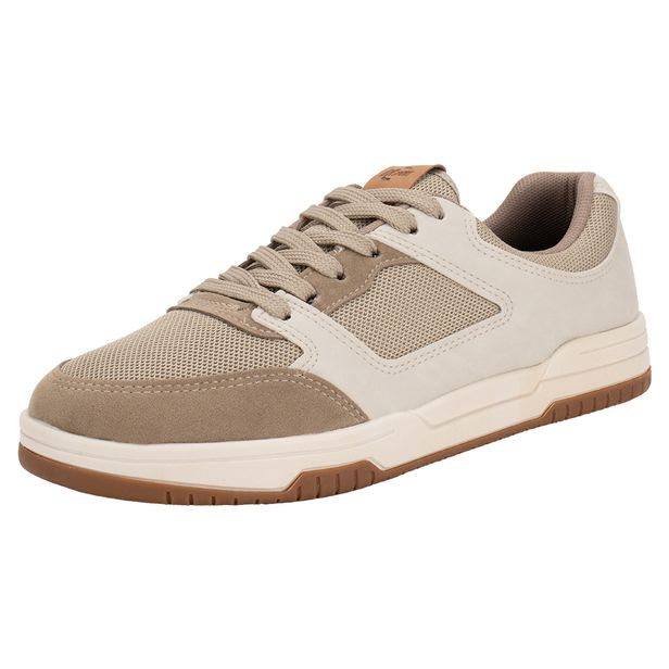 Sapatênis Masculino Casual BRsport 2269109 BEGE 38