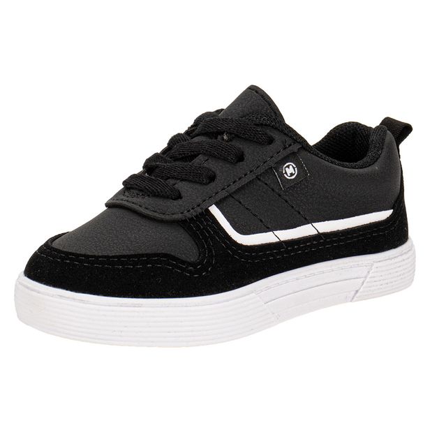 Tênis Infantil Masculino Baby Molekinho 2136164 PRETO/BRANCO 19