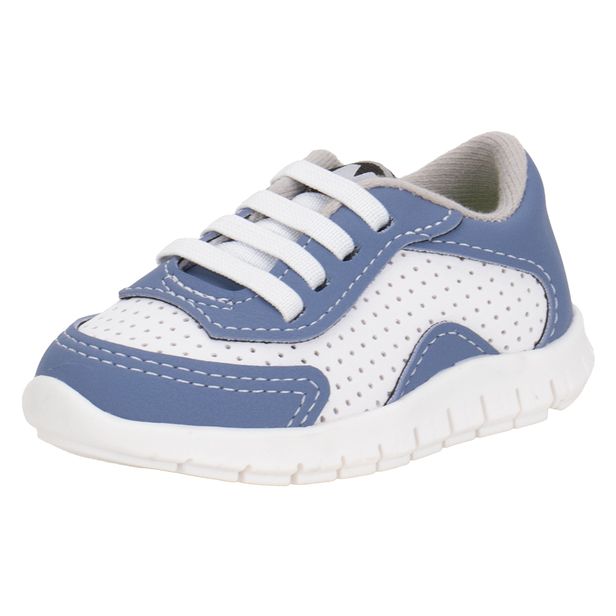 Tênis Infantil Masculino Baby Molekinho 2643102 BRANCO/AZUL 19