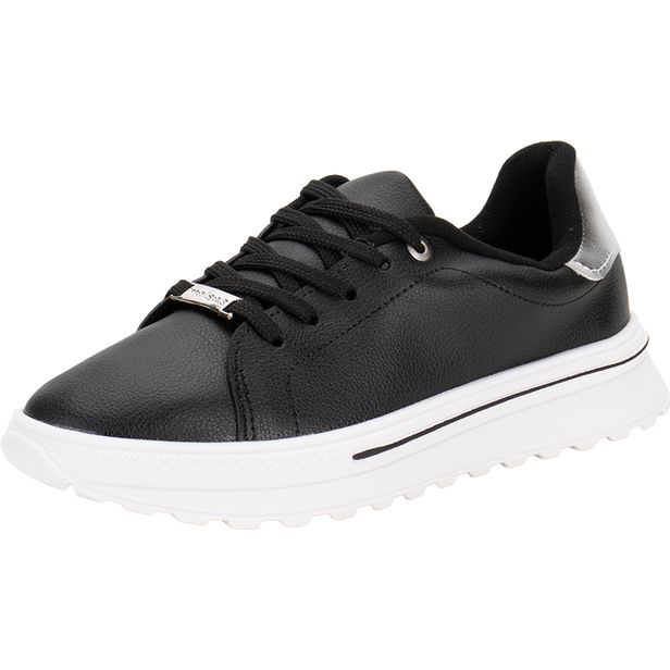 Tênis Feminino Casual Moleca 5809210 PRETO 34