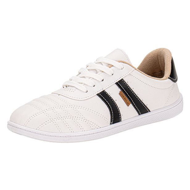 Tênis Feminino Casual Moleca 5605475 BRANCO/PRETO 35