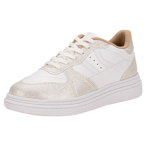 Tênis Feminino Casual Moleca 5816101 BRANCO 34