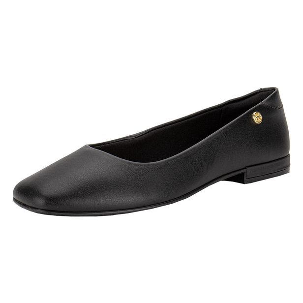 Sapatilha Feminina Flat Moleca 5820100 PRETO 34