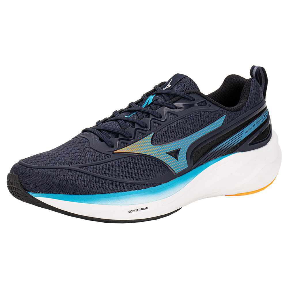 Tênis Masculino Space 5 Mizuno 101034034 MARINHO - cloviscalcados