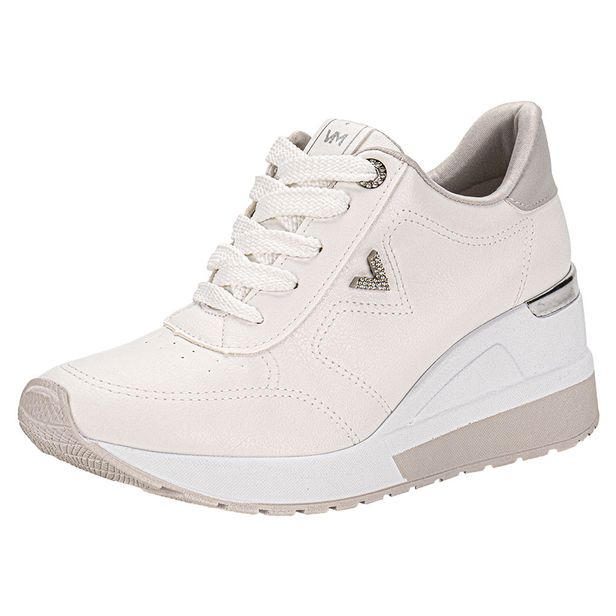 Tênis Feminino Via Marte 046010 BRANCO/CINZA 34