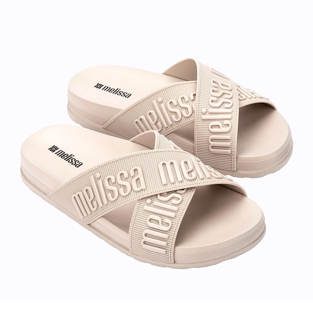 Melissa Cozy Slide M-Lover II 36118 BEGE | Clovis Calçados