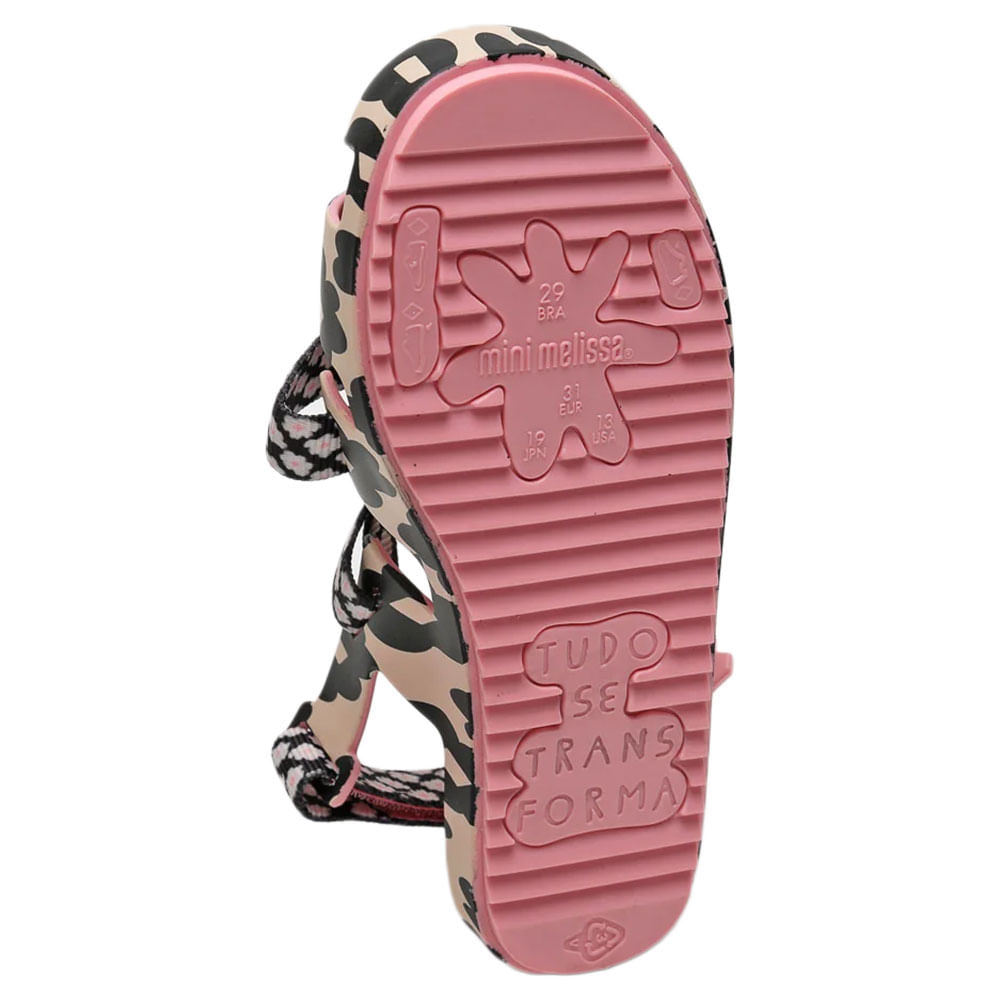 Mini Melissa Ioiô + Fábula Infantil 33769 PRETO/ROSA | Clovis Calçados
