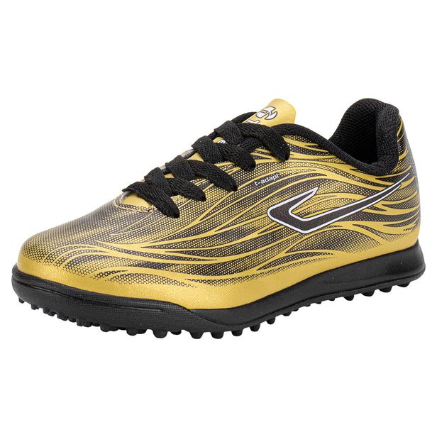 Chuteira Infantil Slick V Society Topper TP04960 OURO 34