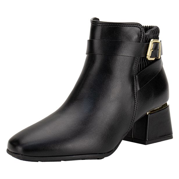 Bota Feminina Cano Baixo Modare 7082103 PRETO 34