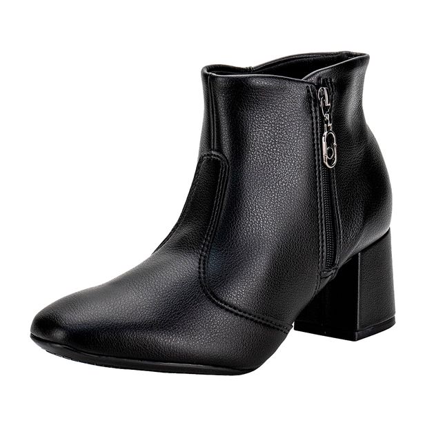 Bota Feminina Cano Baixo Beira Rio 9076108 PRETO 34